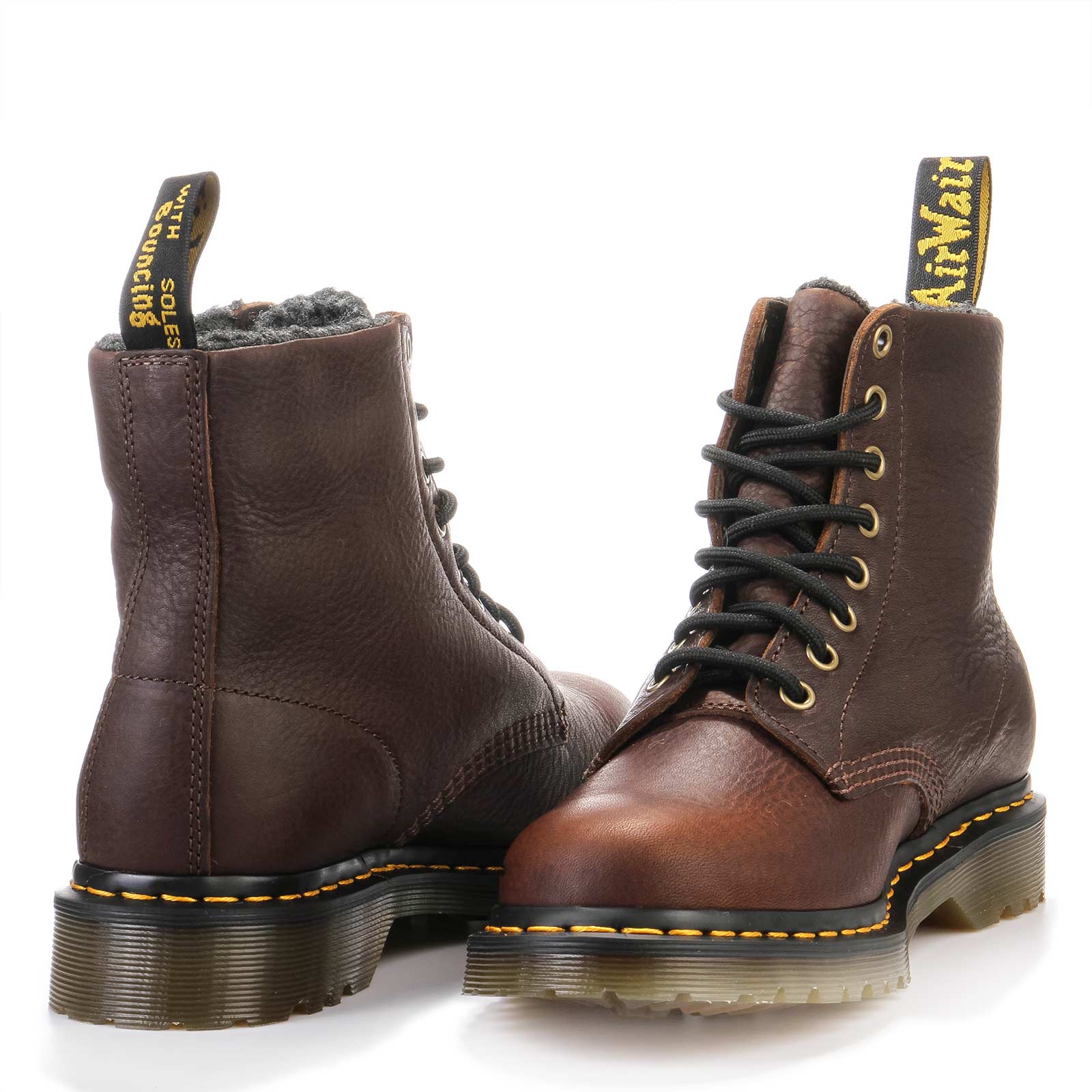 1460 Pascal WL Grizzly Boots dark brown - Image 3