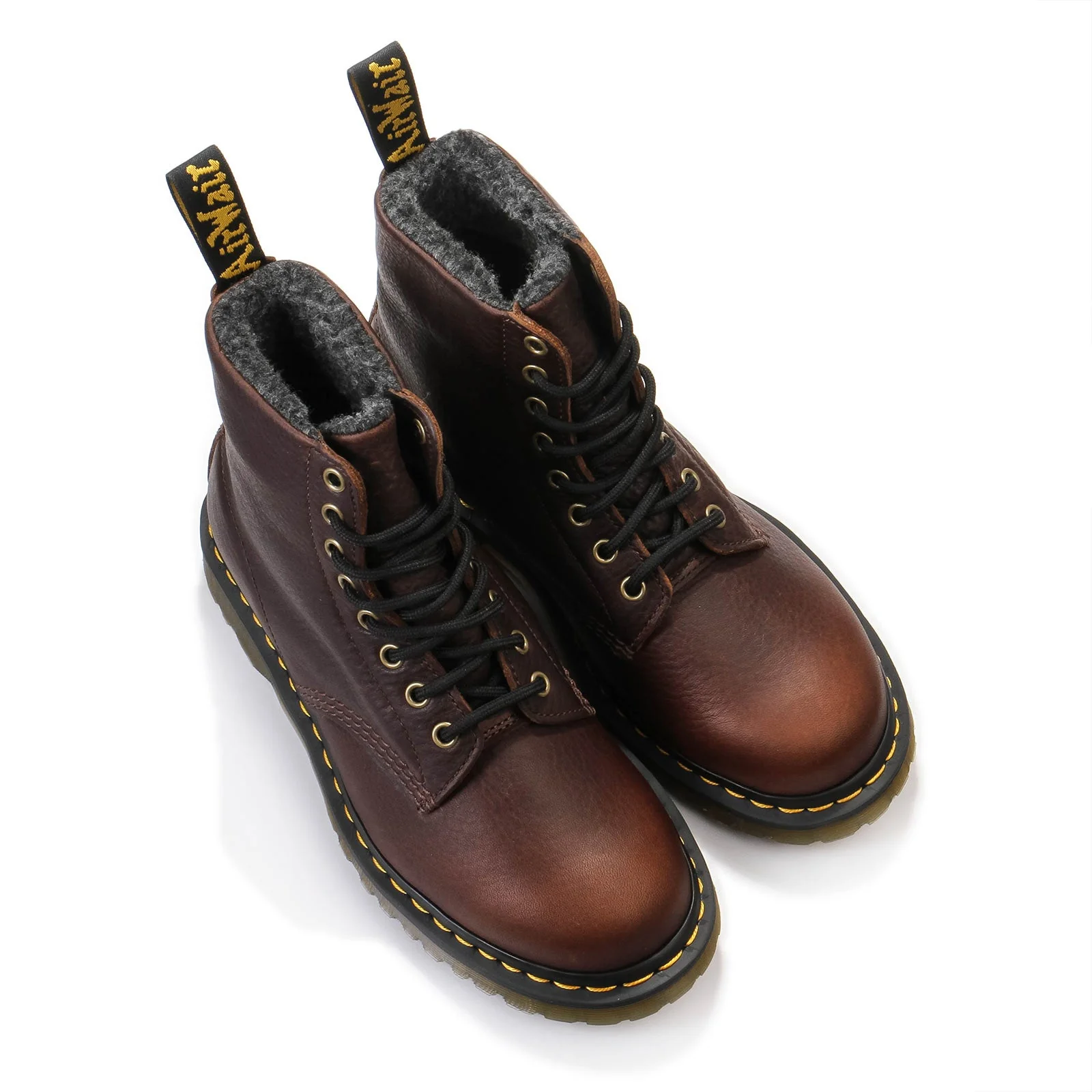 1460 Pascal WL Grizzly Boots dark brown - Image 4
