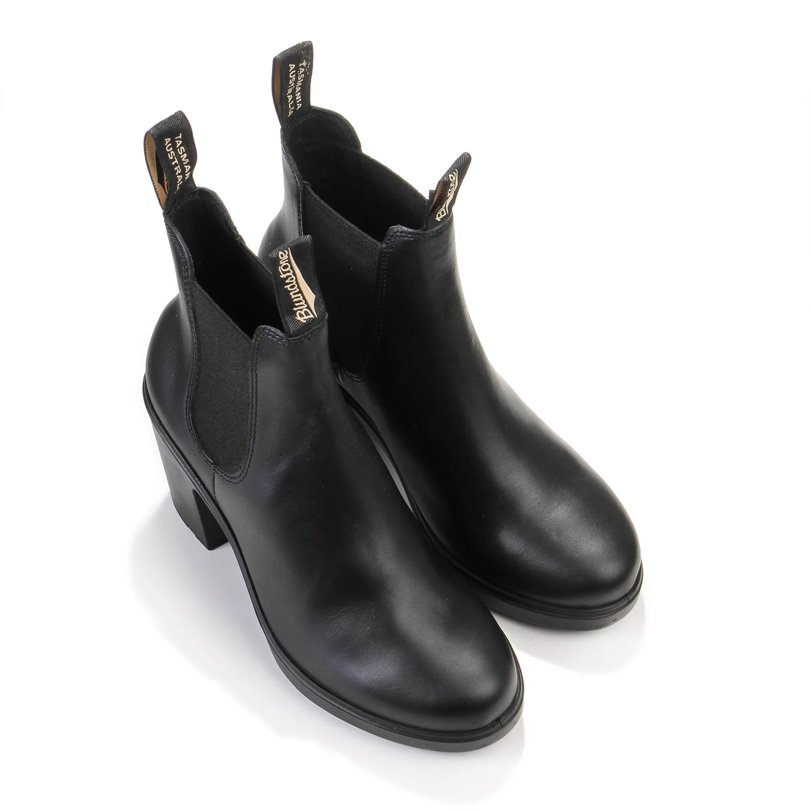 #2365 Womens Elastic Sided Heel Boot black - Image 4