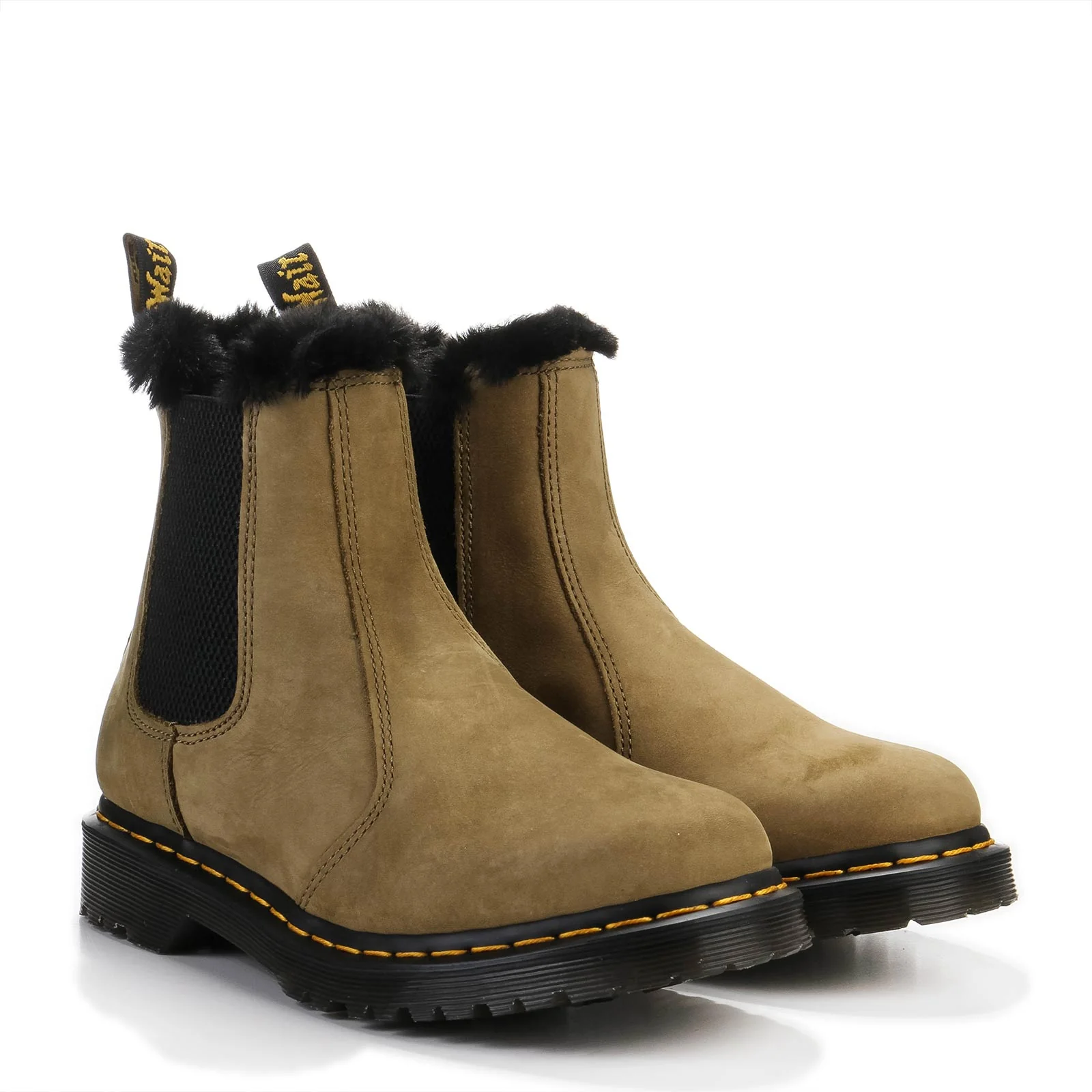 2976 Leonore Chelsea Boot Buffbuck DMS olive - Image 2