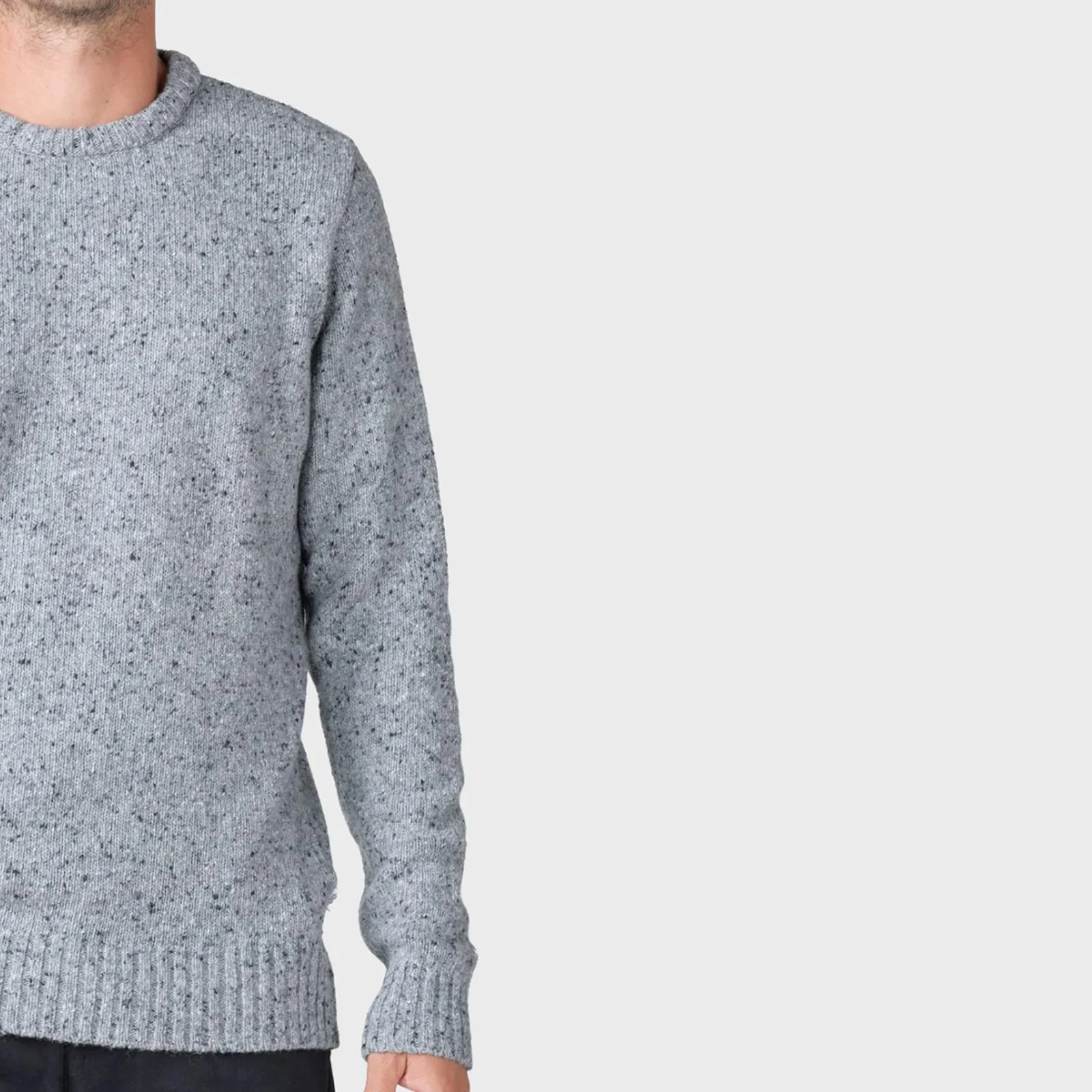 Aage Knit Jumper light grey - Image 3