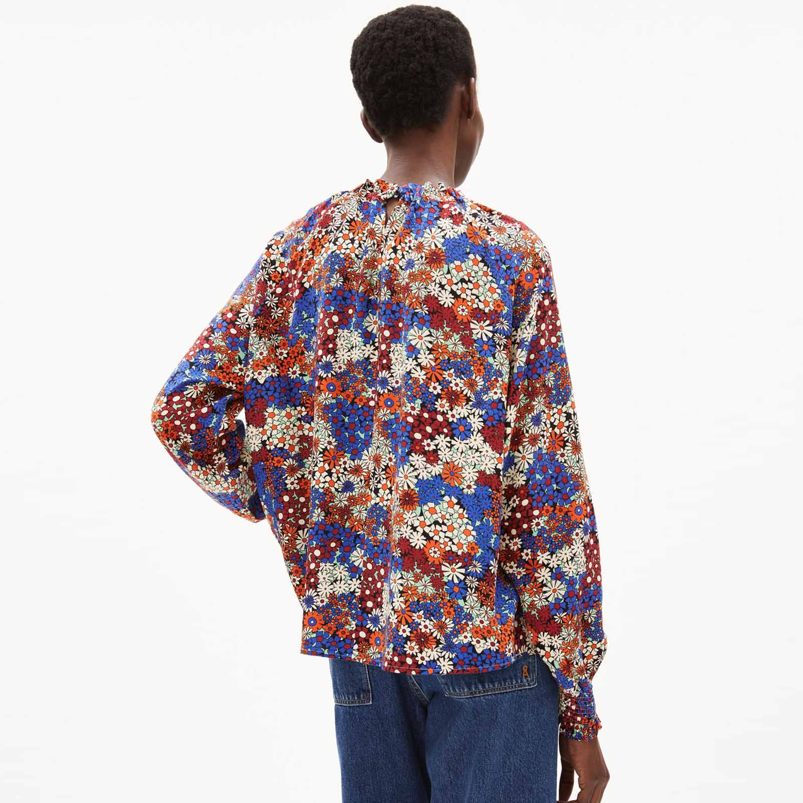 Aagni Marsh Floral Blouse black - Image 3