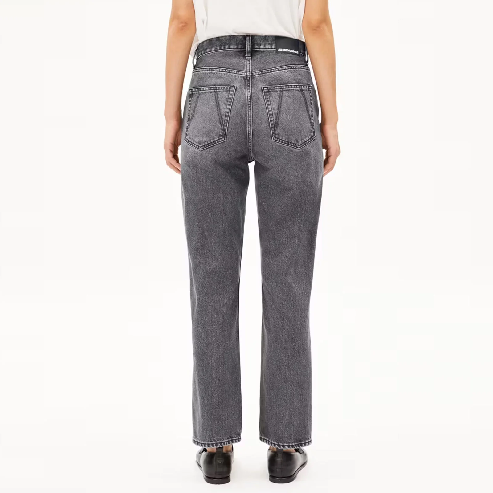 Aaikala High Waist Straight Jeans soft ash - Image 2