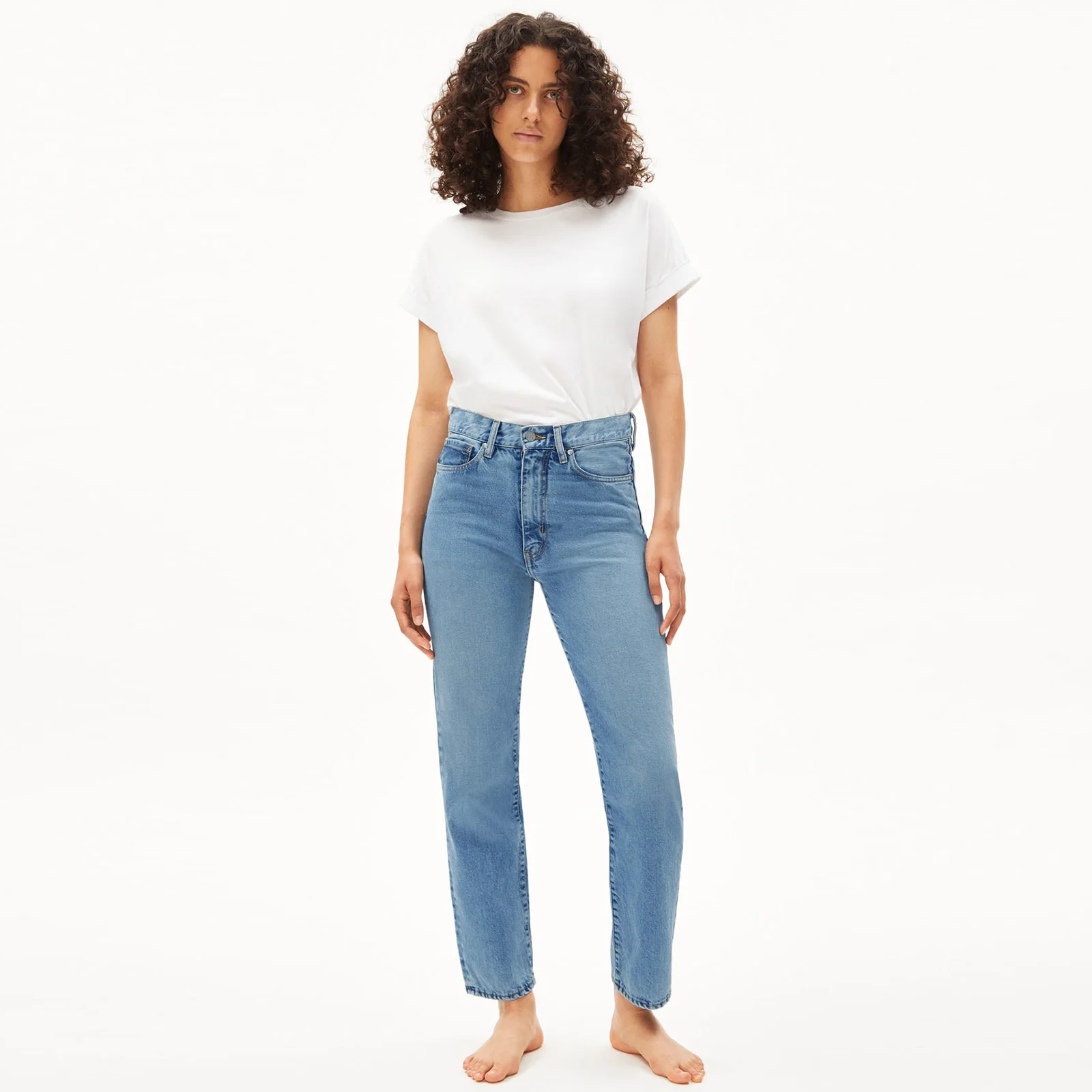Aaikala Straight Fit Jeans medium slate - Image 2