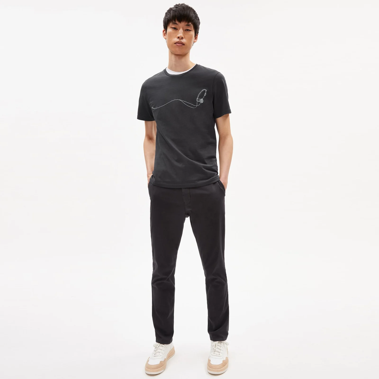Aathan Regular Fit Chino graphite - Image 2