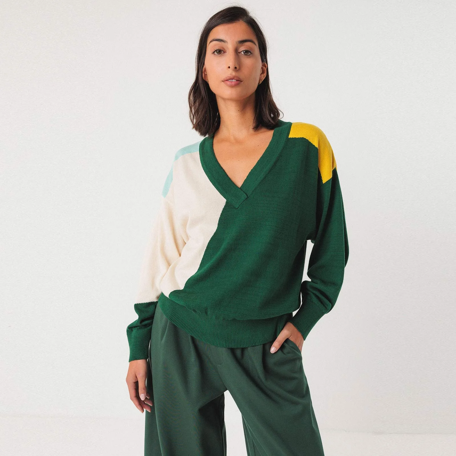 Adriana Sweater dark green