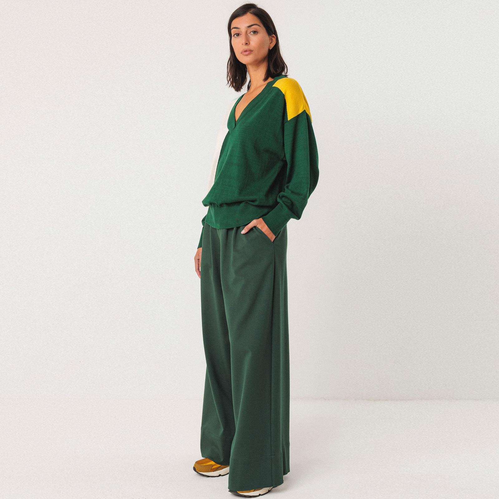 Adriana Sweater dark green - Image 3