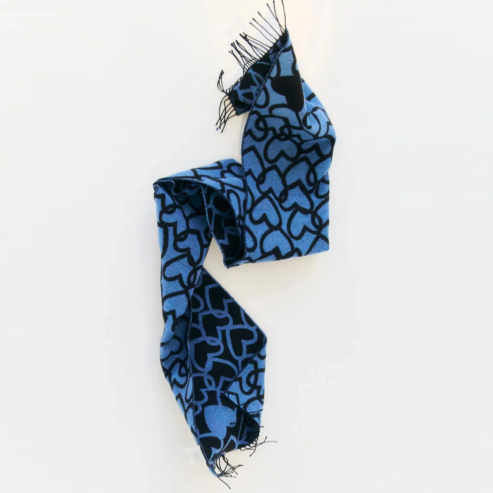 Affection Knit Scarf black/blue - Image 3
