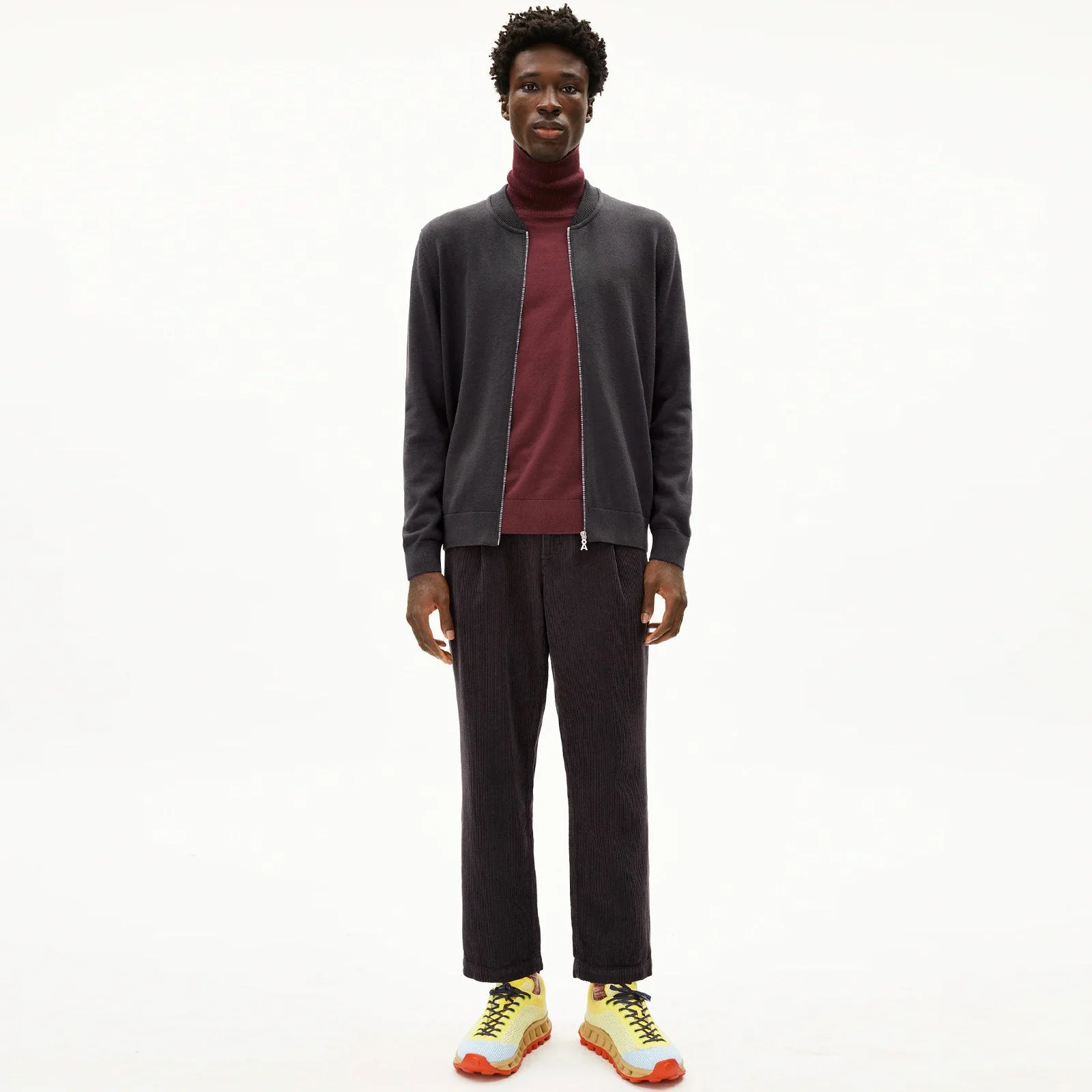 Agaamon Zip Cardigan dark steel - Image 3