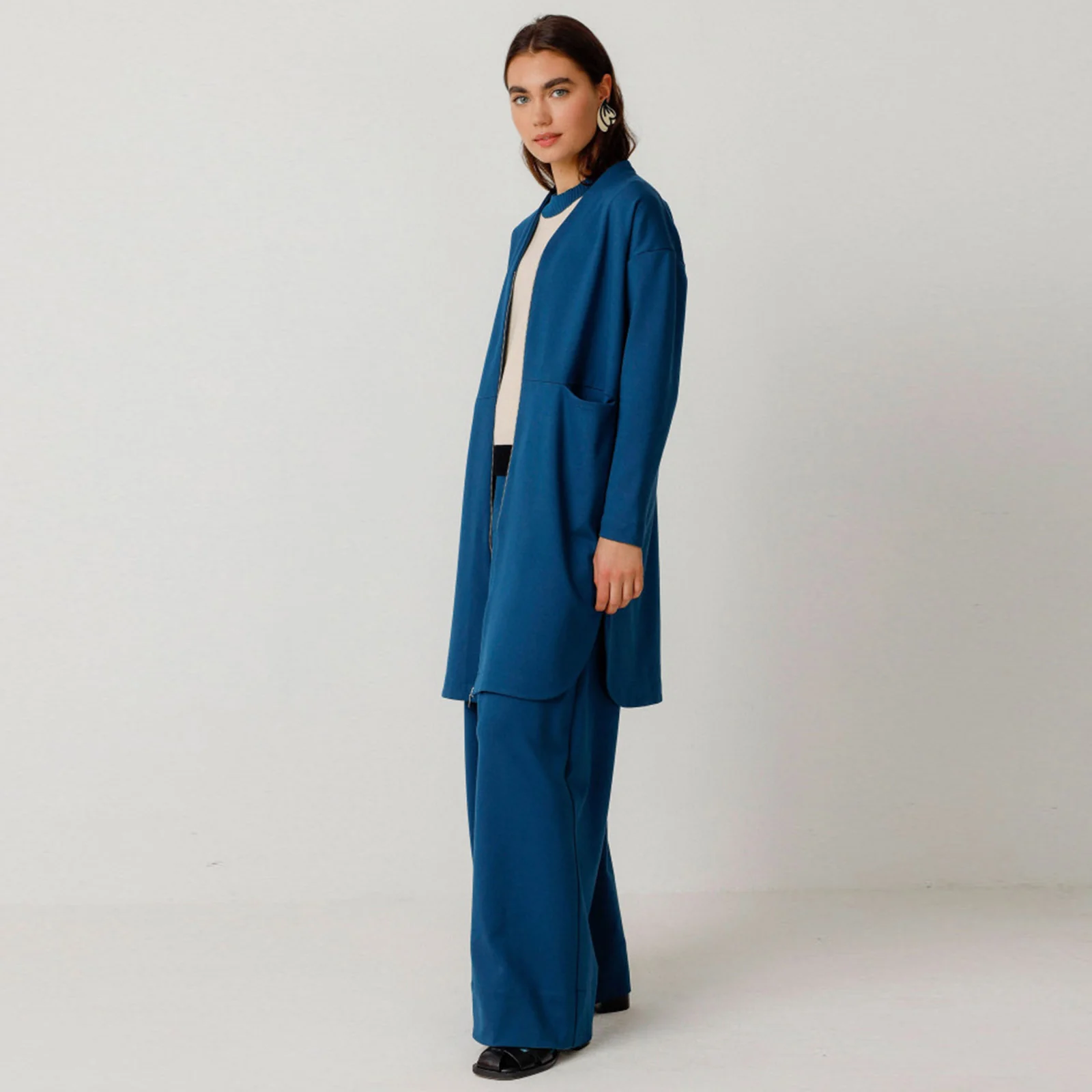 Agara Jacket ocean blue - Image 4