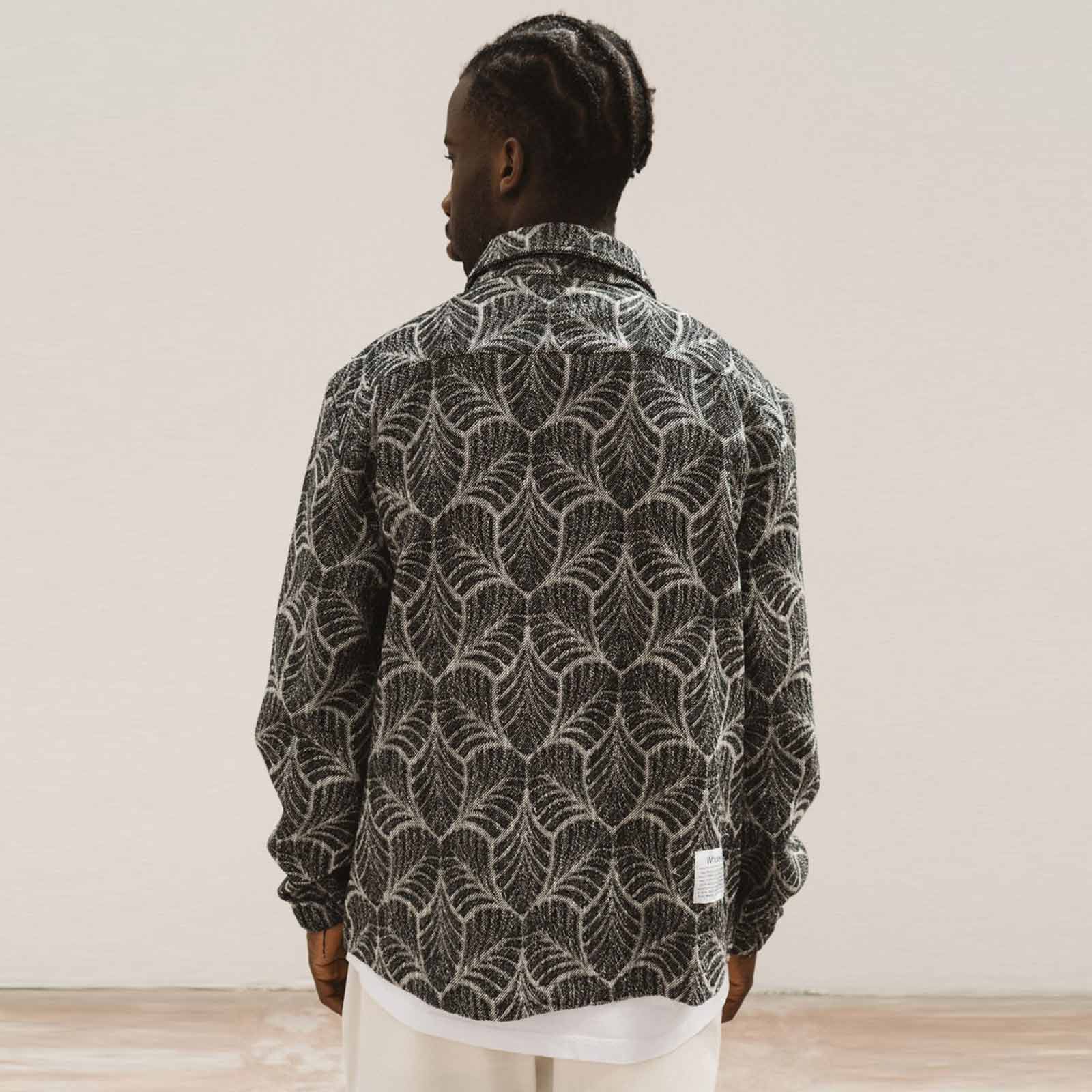 Aidan Jacket nero jacquard - Image 4
