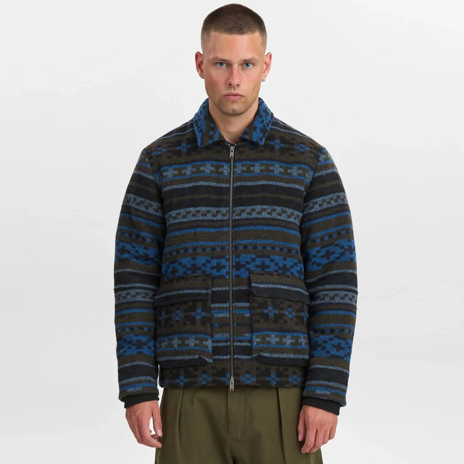 Akbruce Wool Jacket sky captain