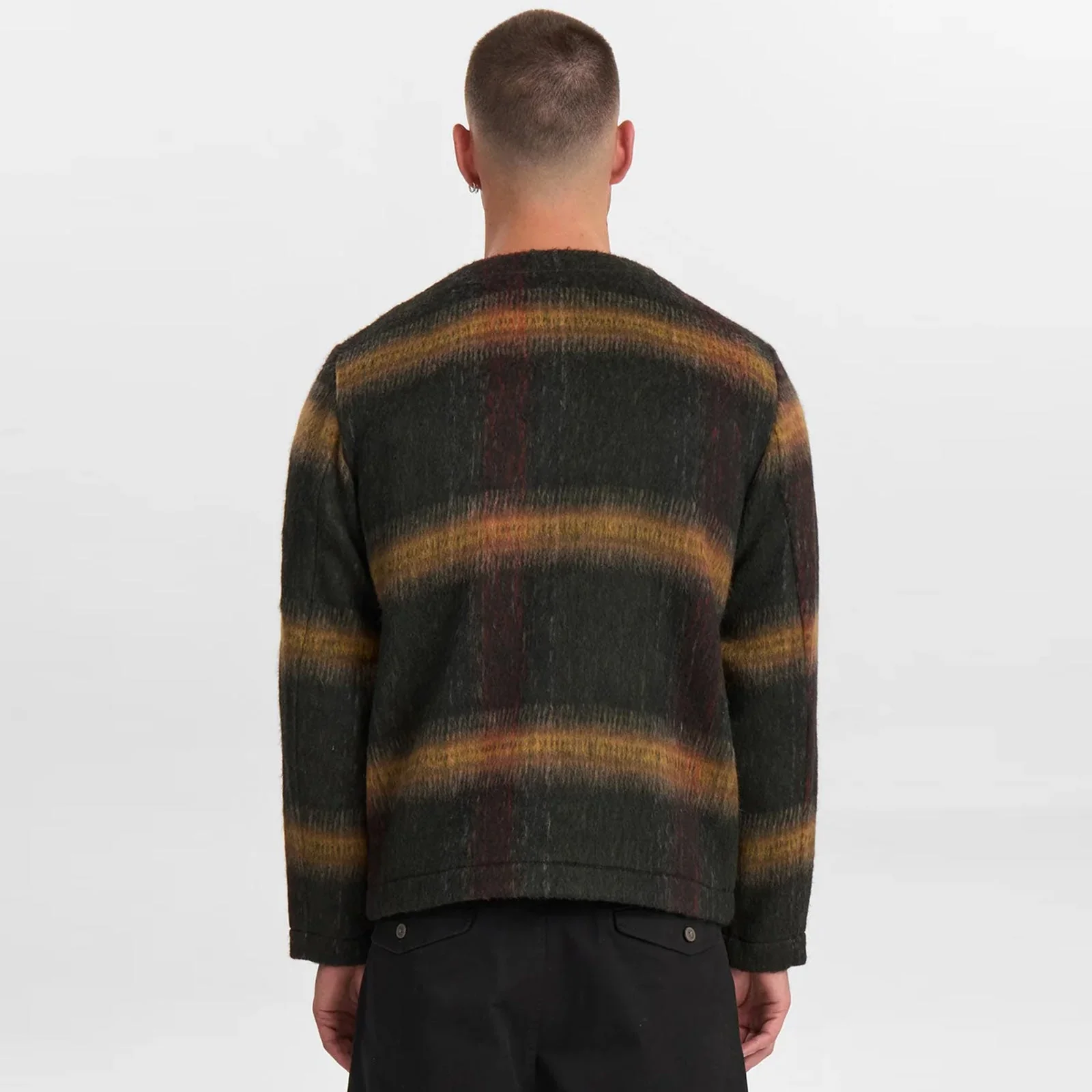 Akdan Heavy Twill Check Overshirt forest night - Image 2