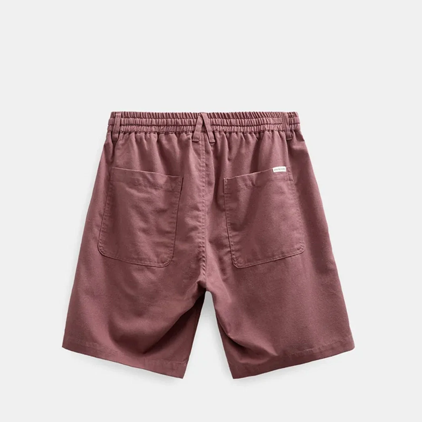 Akjames Cot/Linen/Vis Ela Shorts blackberry wine - Image 2