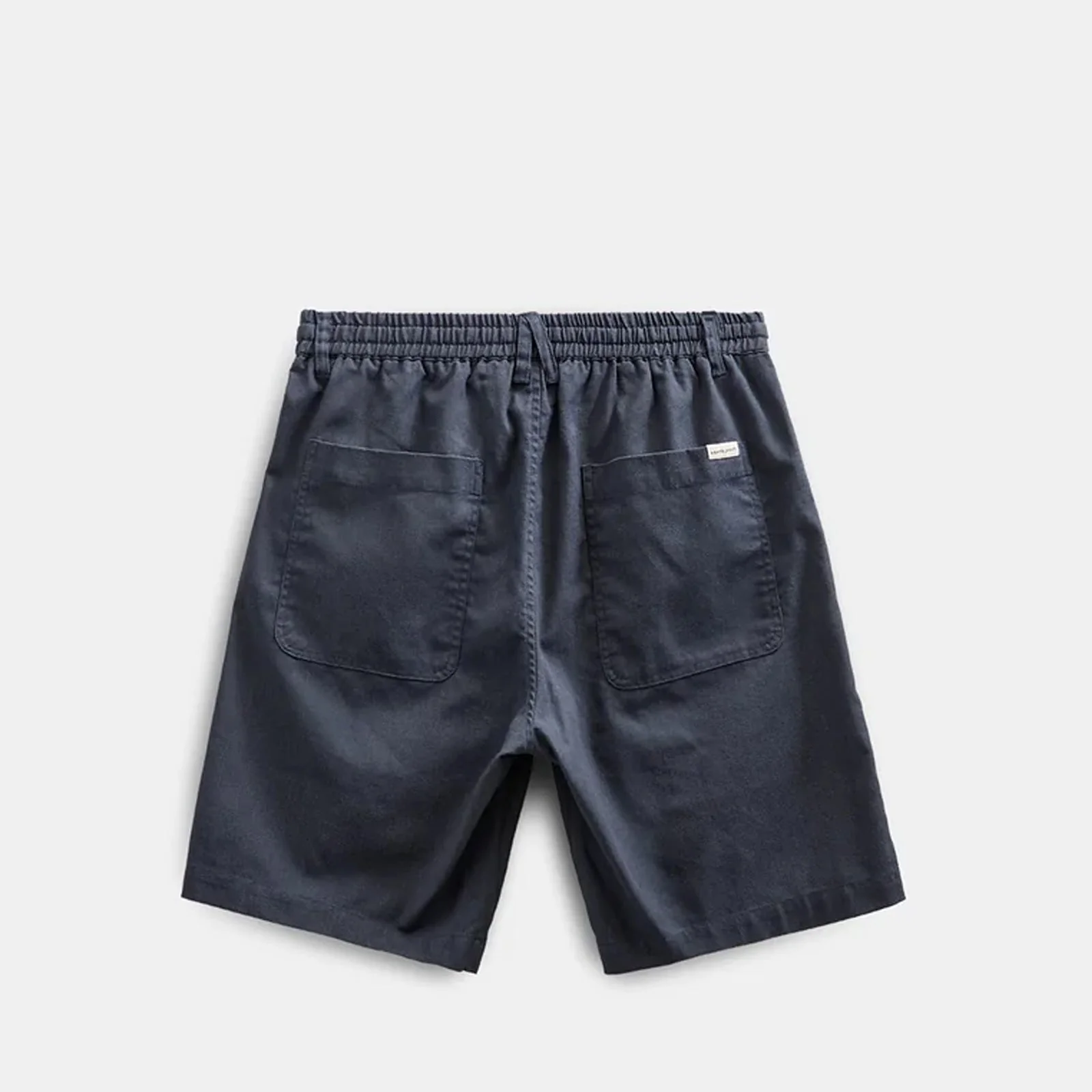 Akjames Cot/Linen/Vis Ela Shorts blue indigo - Image 2