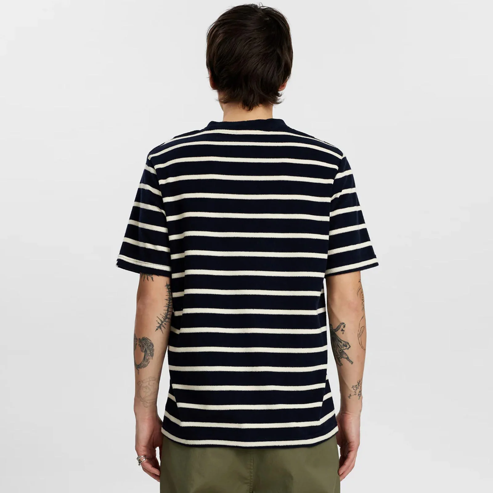 Akkikki Frotte Stripe Tee 3059 sky captain - Image 2