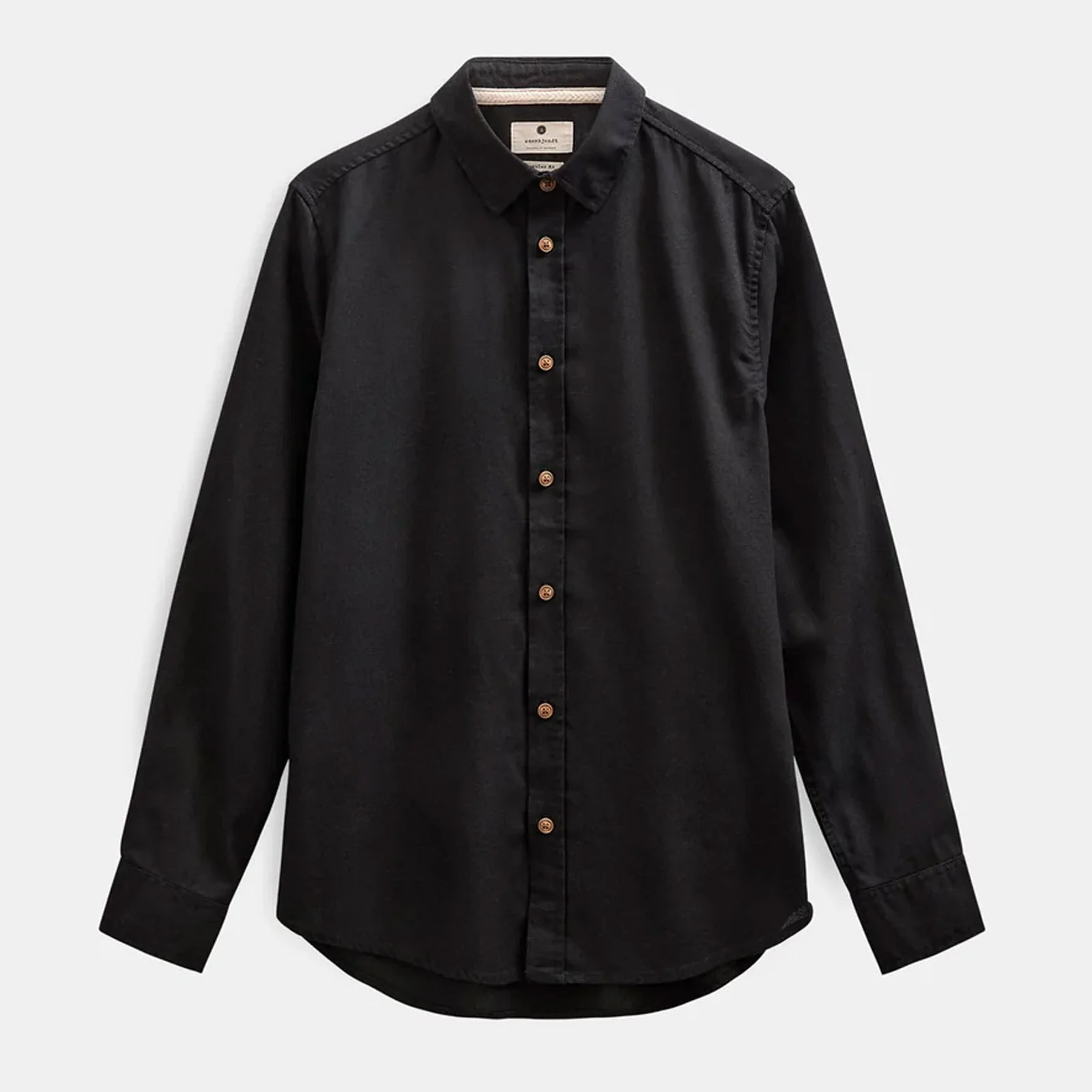 Akleif Cot/Linen/Vis L/S Shirt caviar