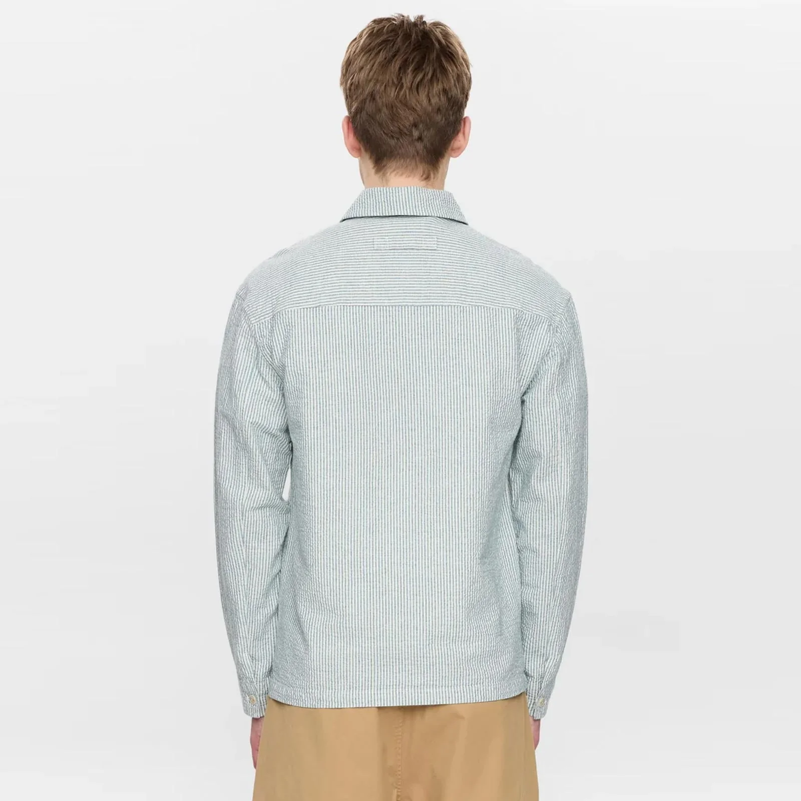 Akodin Stripe Overshirt tofu - Image 4