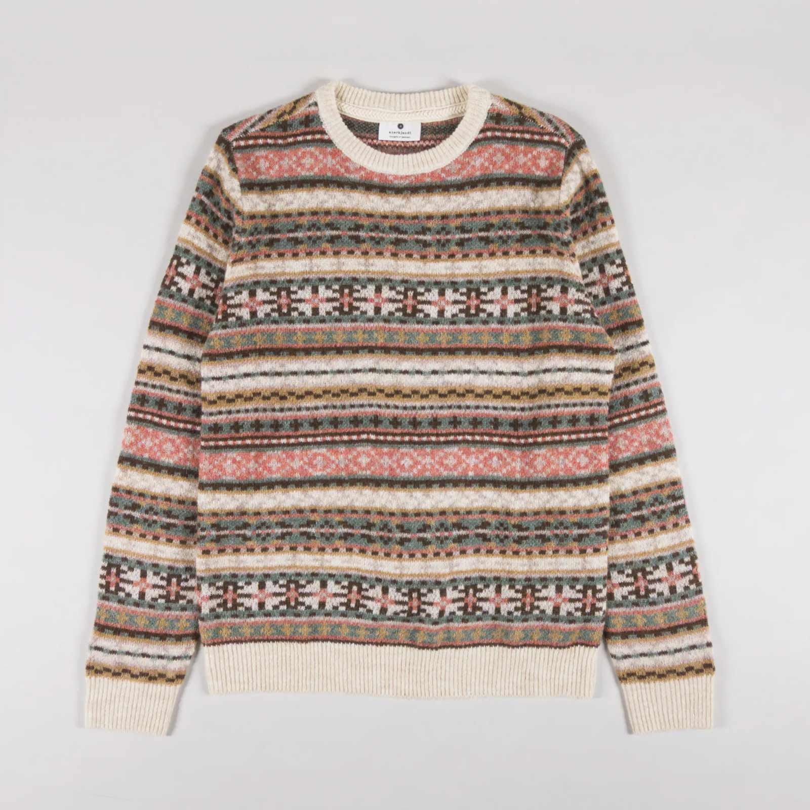 Aksune Brushed Inka Knit Jumper golden brown