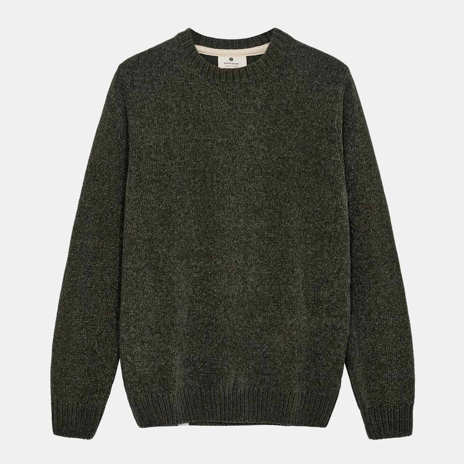 Aksune Chenille Knit Jumper forest night - Image 3