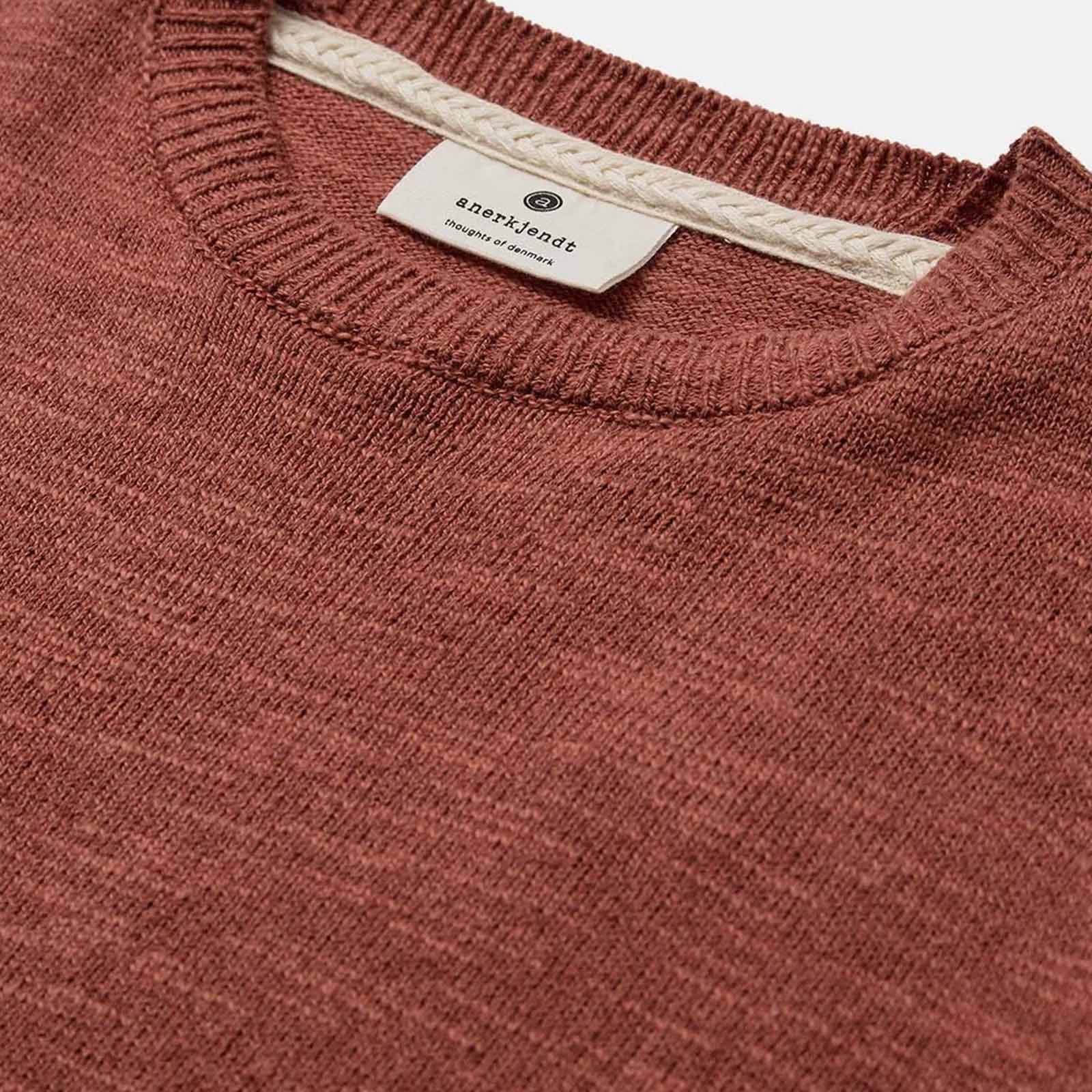 Aksune Cotton/Linen Knit auburn - Image 3