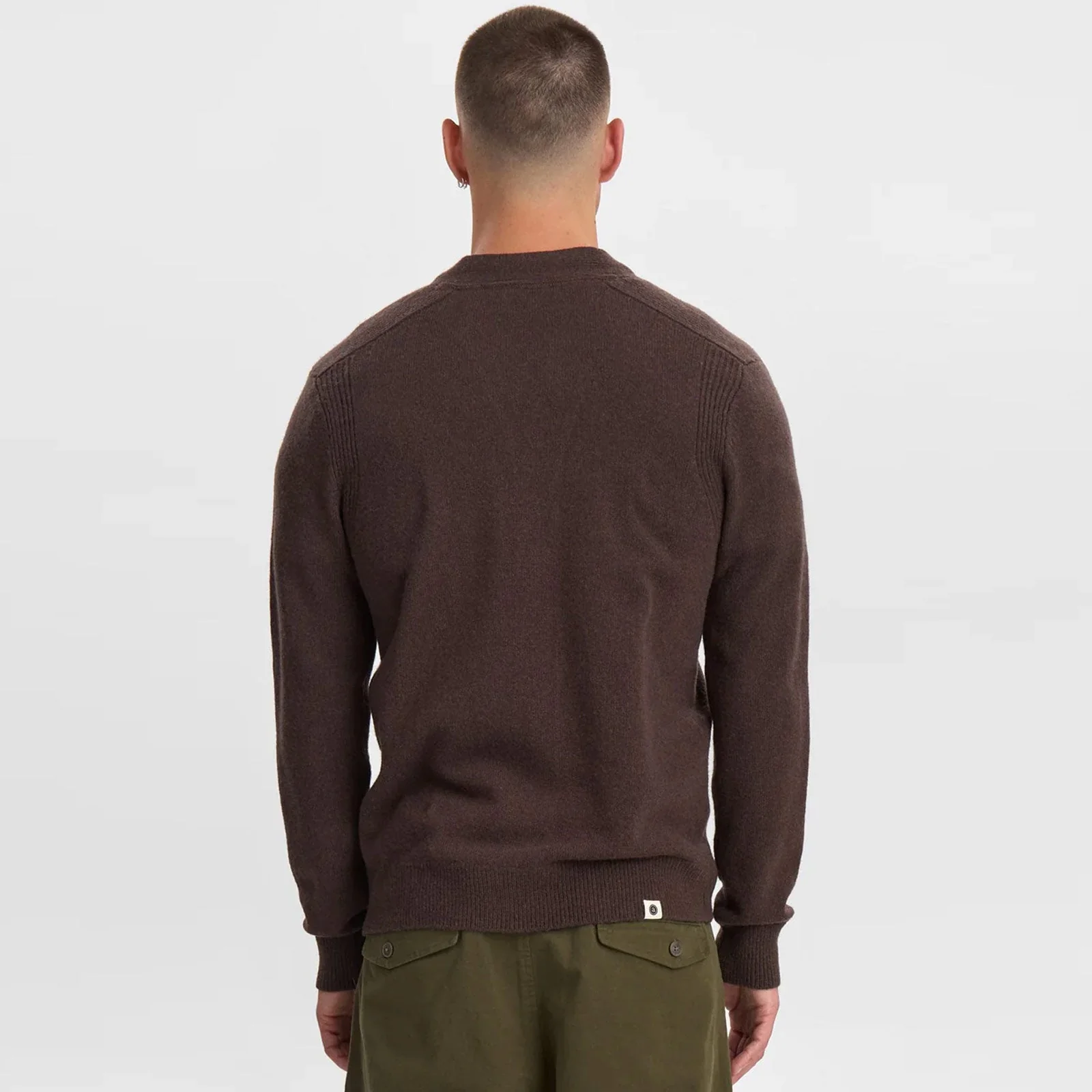Aksvend Lambswool Cardigan mulch - Image 2