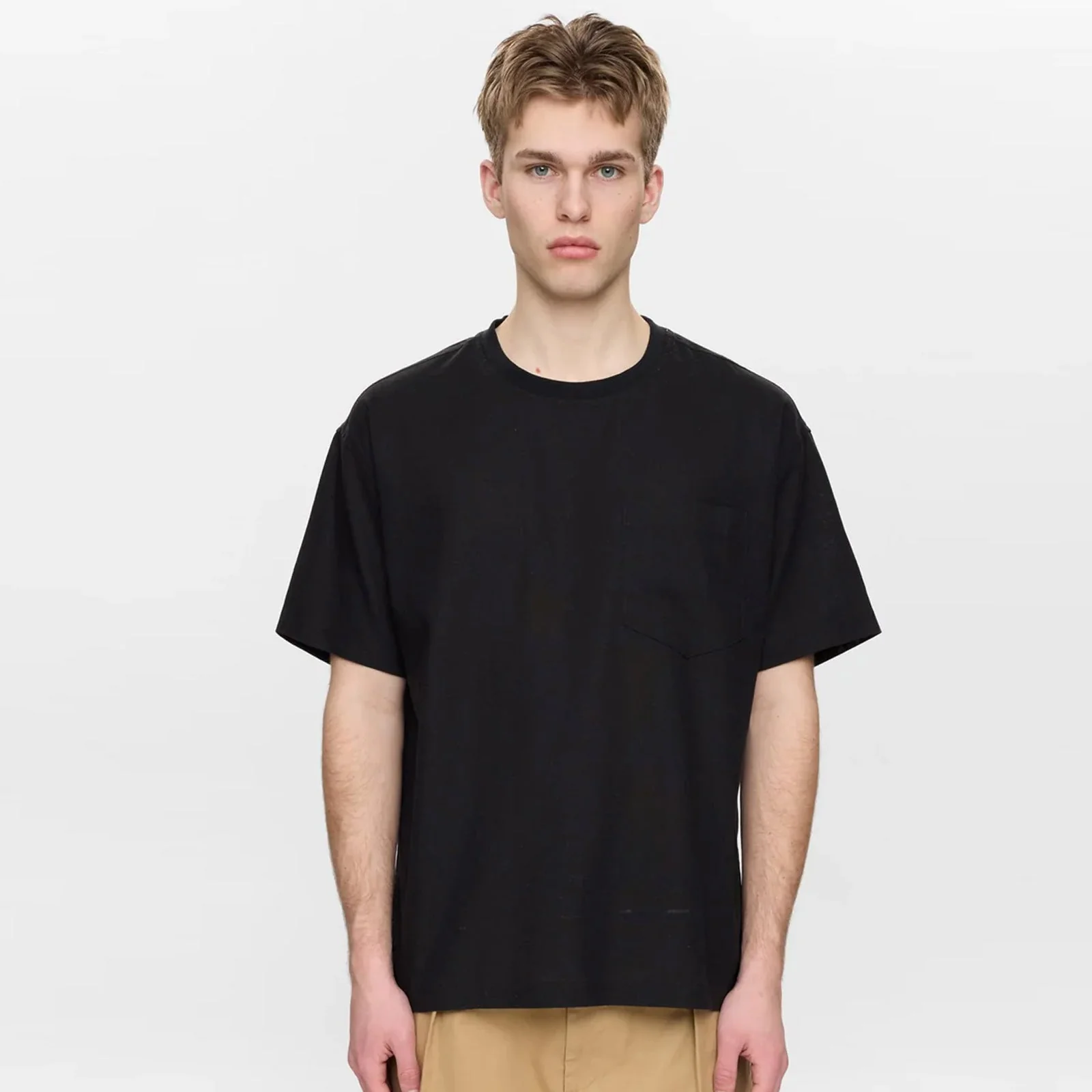 Akvillads Cot/Lin/Vis S/S Tee caviar