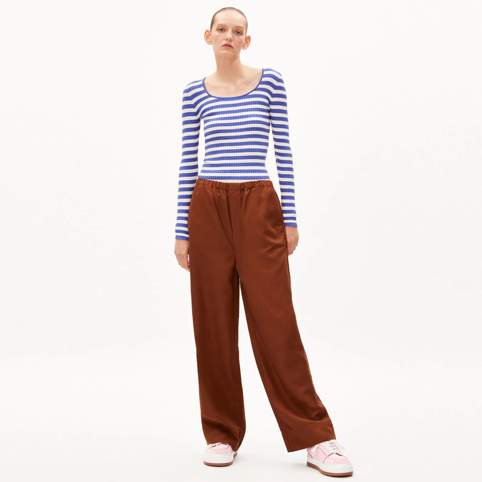 Alaania Jumper stripe vibrant violet - Image 2