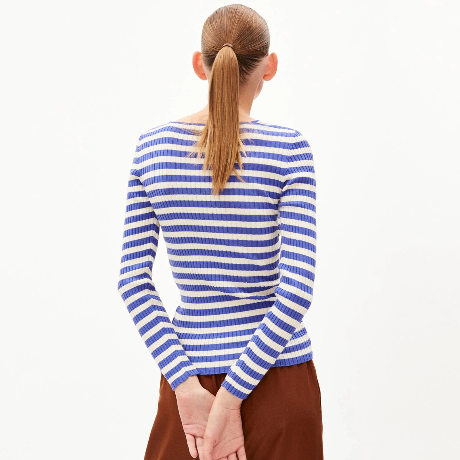 Alaania Jumper stripe vibrant violet - Image 3