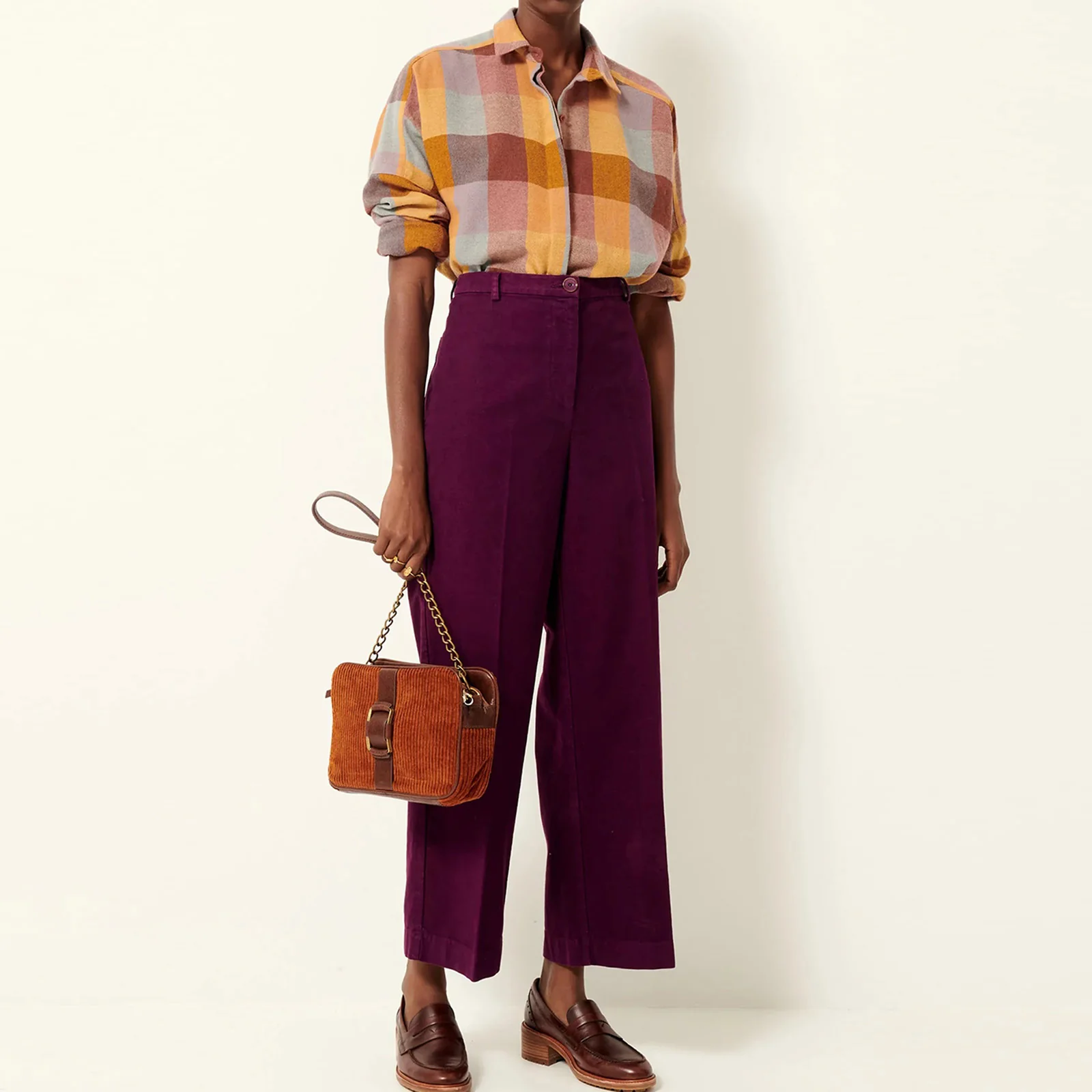 Alberpeach Pants deep purple - Image 2