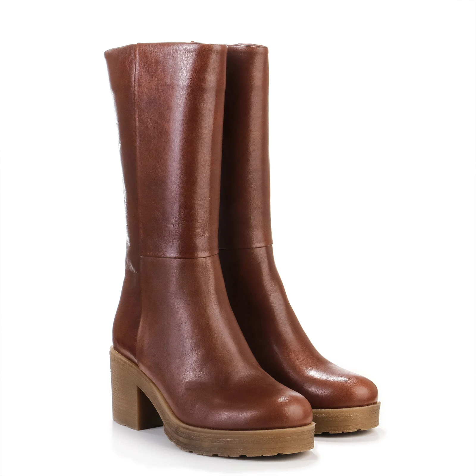 Albertin Leather Boots chestnut - Image 2