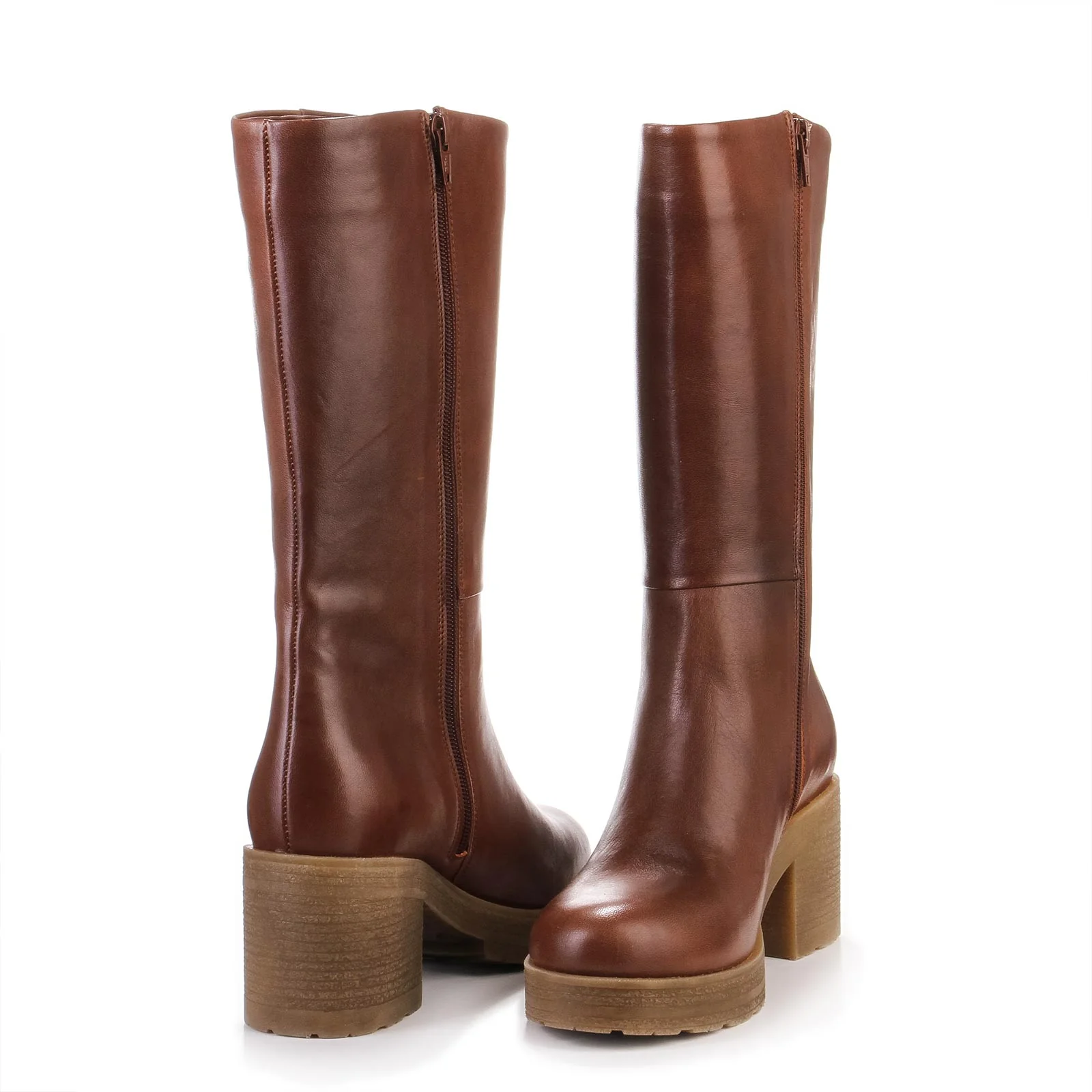 Albertin Leather Boots chestnut - Image 3