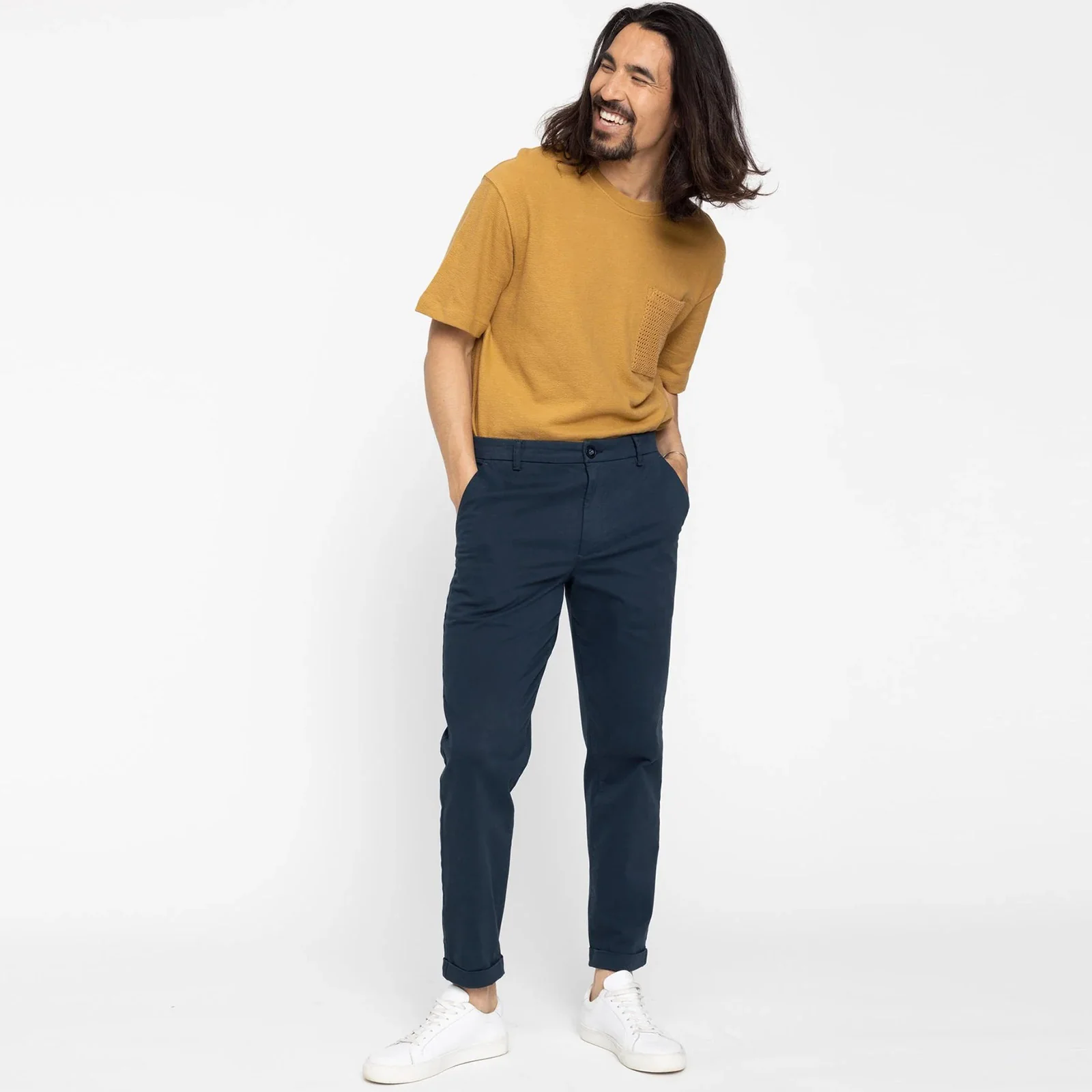 AlbertPL 820 Tapered Fit Chino navy - Image 2