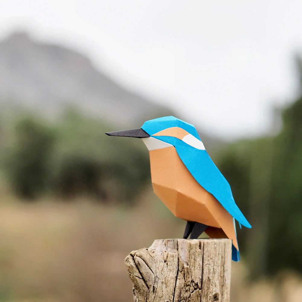 Alcedo Atthis Paper Figure Kit - Image 7