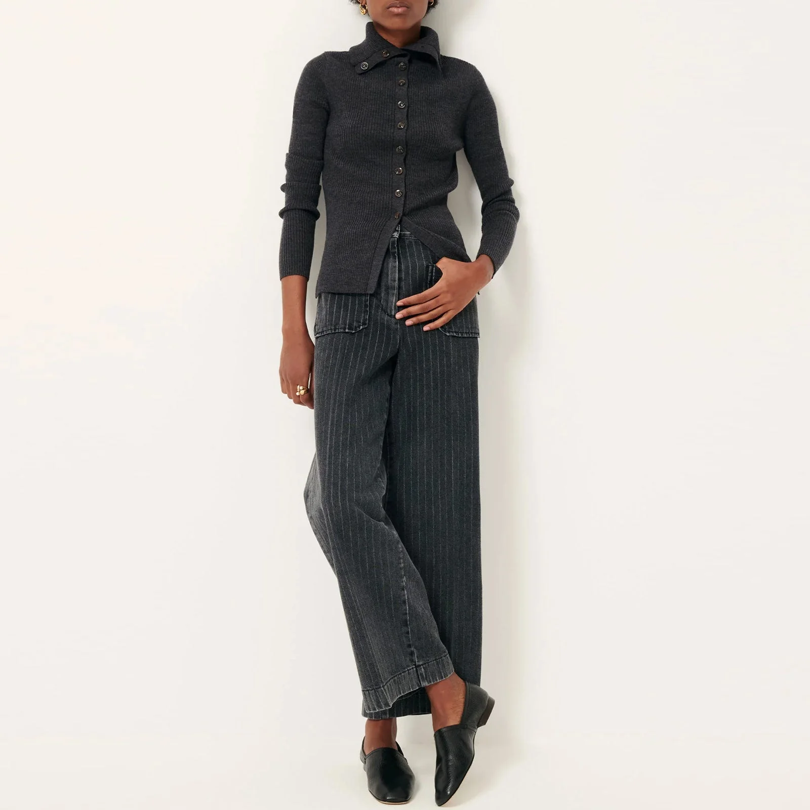Aldricks Pants coutil grey - Image 3