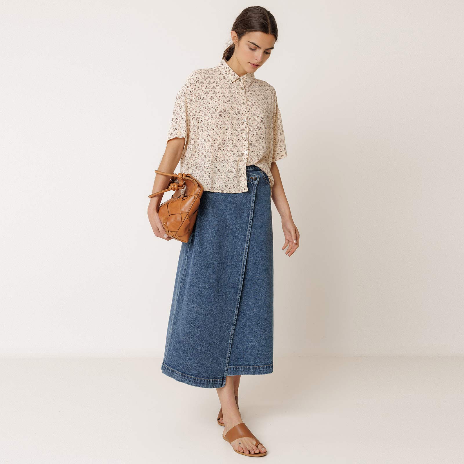 Allover Print Blouse crudo - Image 3