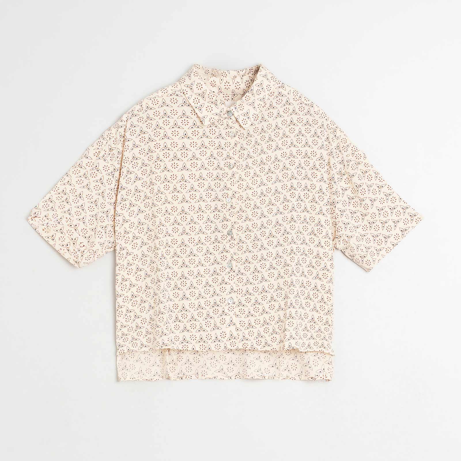 Allover Print Blouse crudo - Image 4