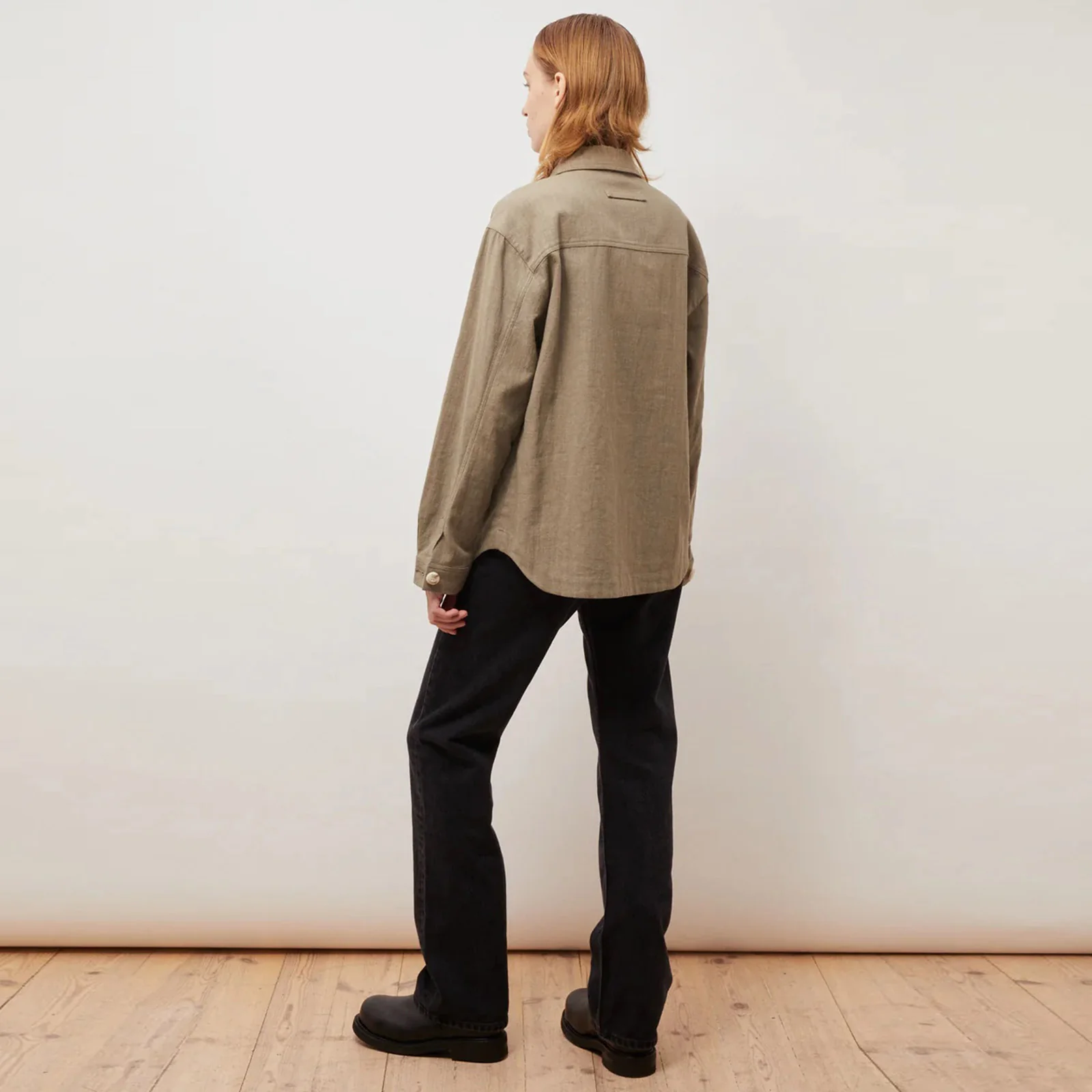 Ally Linen Shirt light moss - Image 3