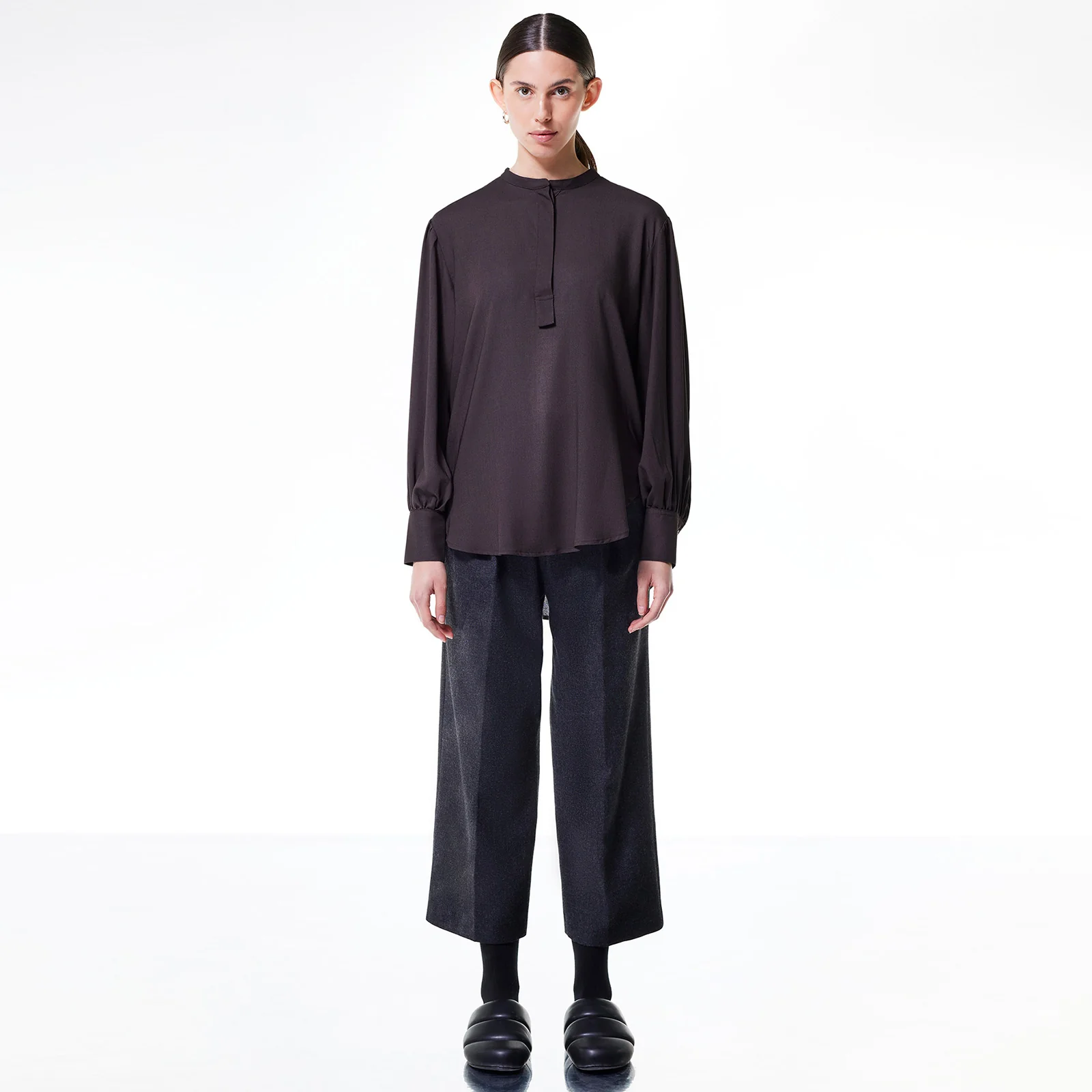 Alma Blouse dark purple - Image 2