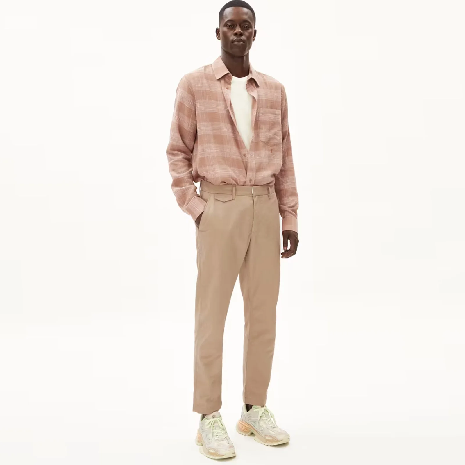 Alvaaro Linen Pants cinnamon dust - Image 3