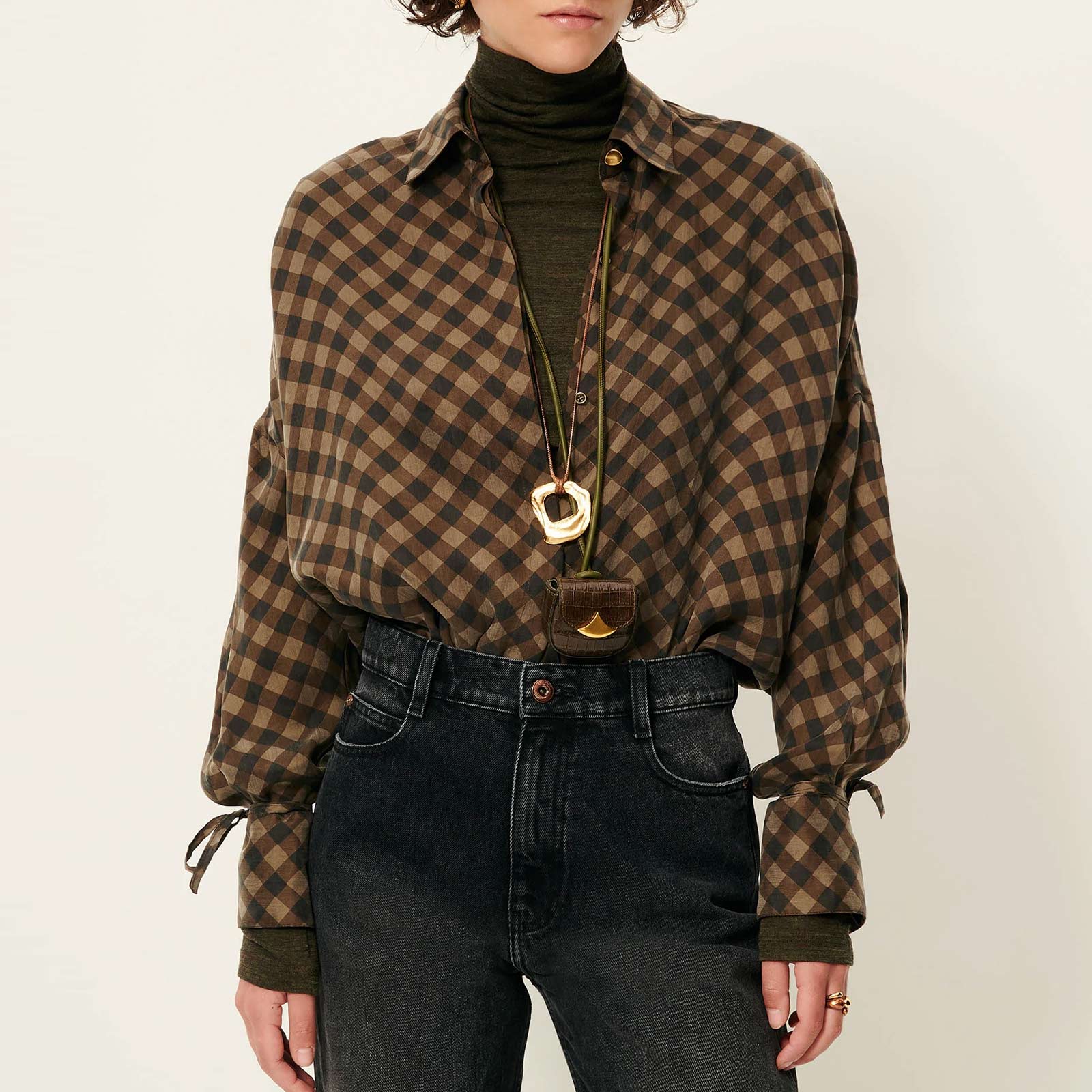 Armanchecks Shirt moss mood