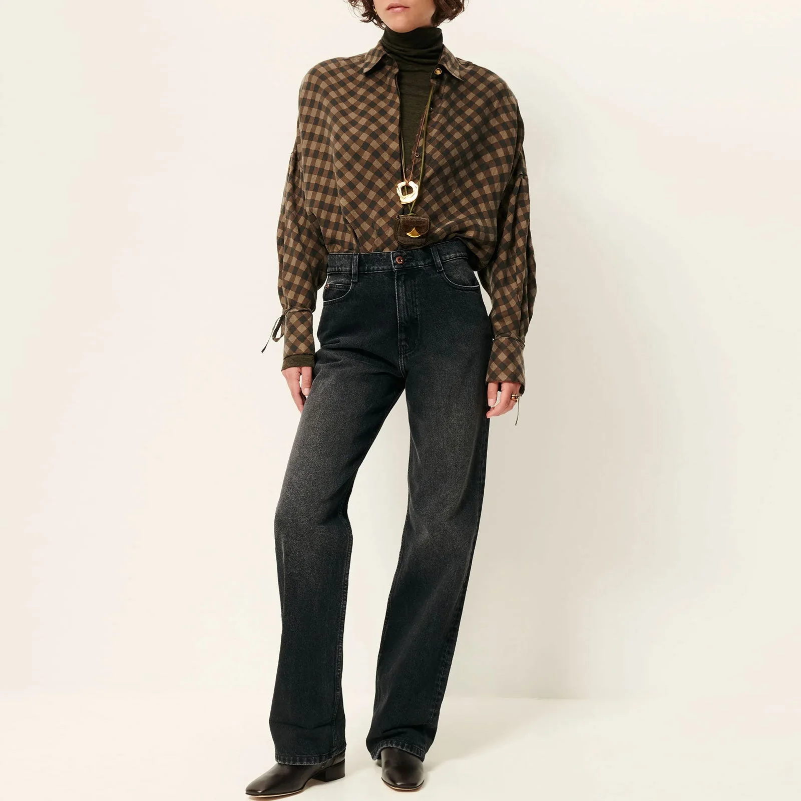 Armanchecks Shirt moss mood - Image 3