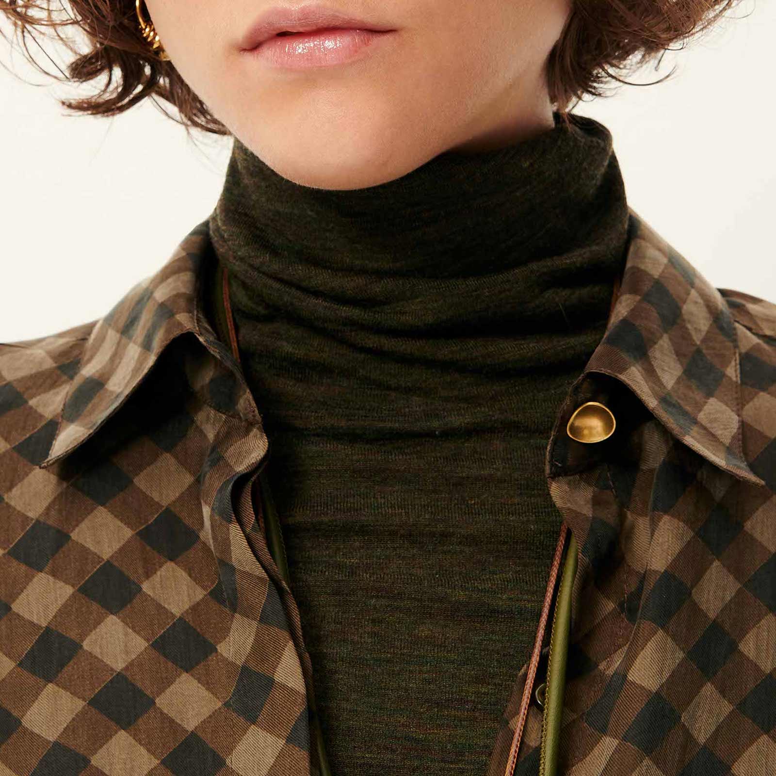 Armanchecks Shirt moss mood - Image 6