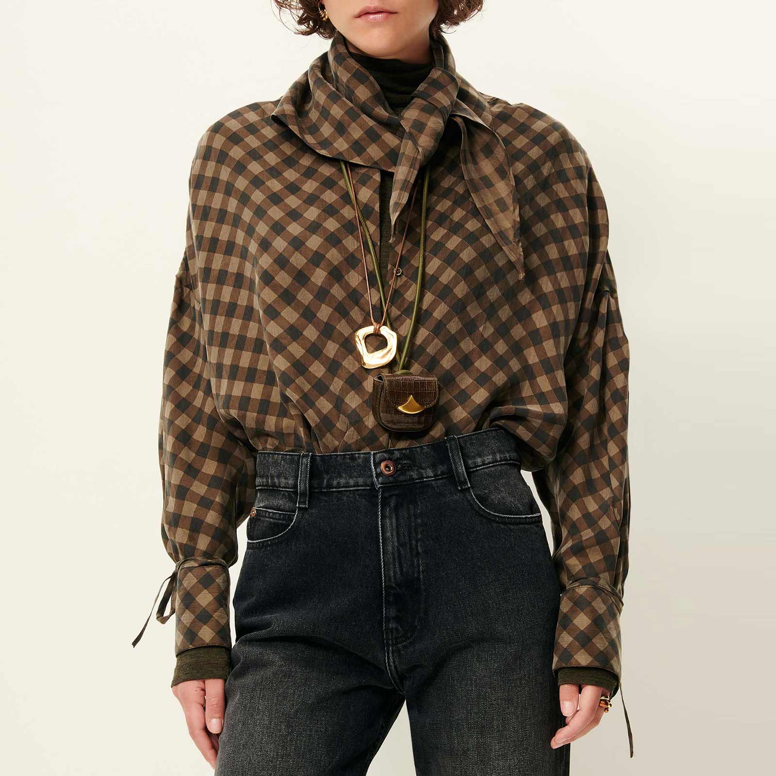 Armanchecks Shirt moss mood - Image 7
