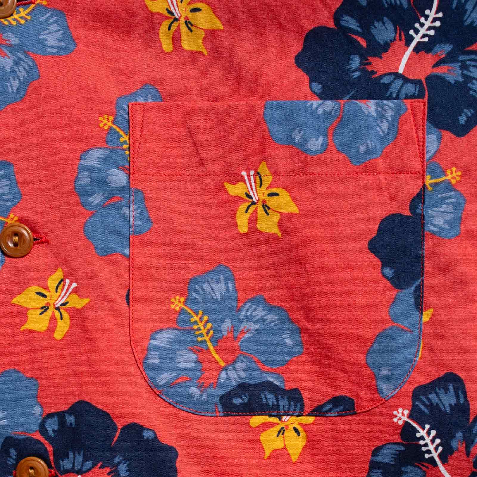 Arthur Flower Hawaii Shirt red - Image 4