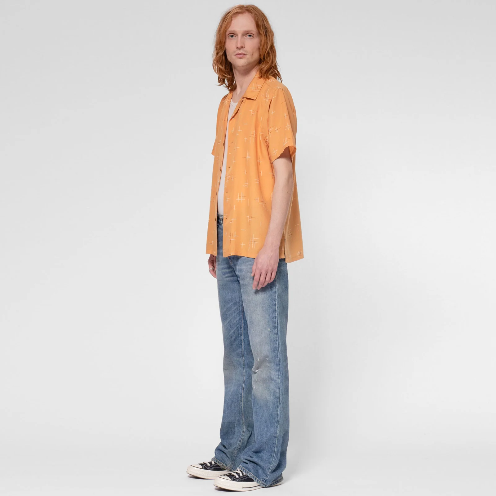 Arvid 50s Hawaii Shirt ochre - Image 2