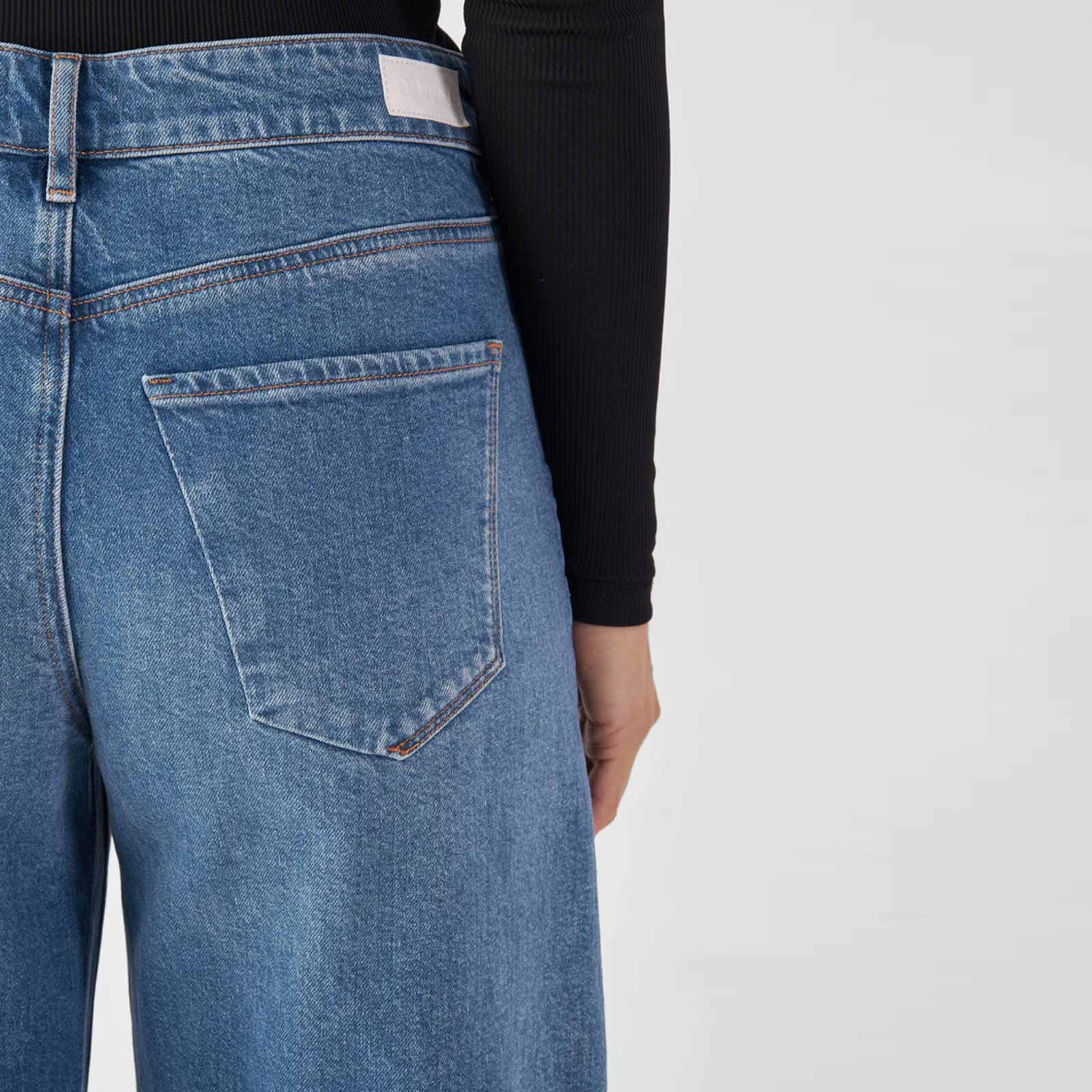 Ash Barrel Leg Jeans medium blue - Image 5