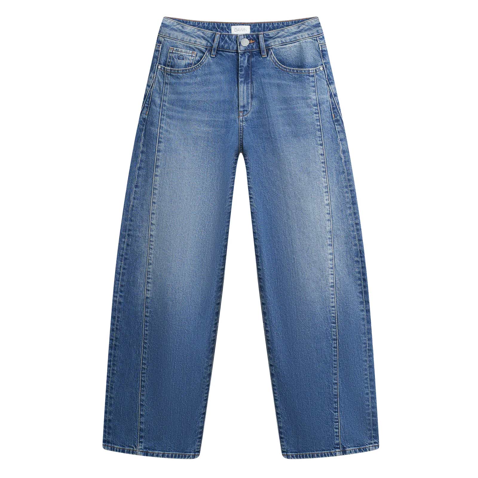 Ash Cutline Barrel Leg Jeans vintage blue - Image 5