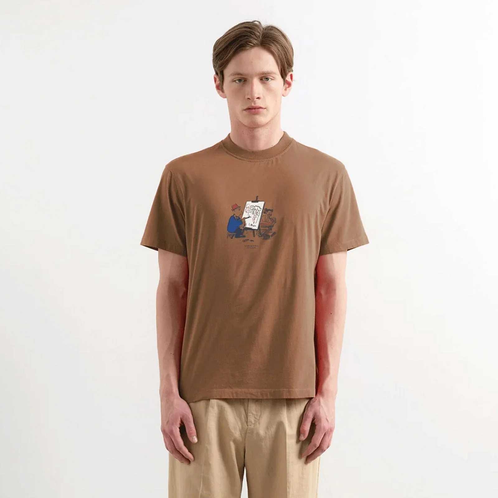 Avant Garde Tee plain brown - Image 2