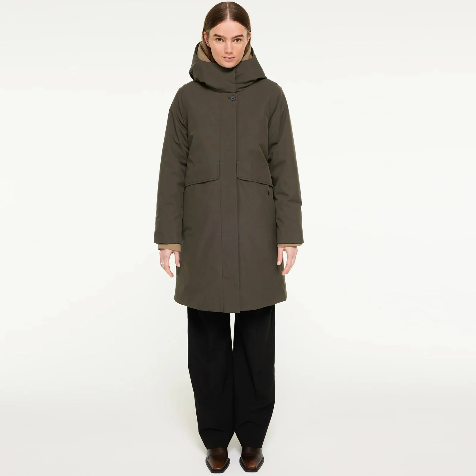 Avelyne Winter Parka deep olive - Image 3
